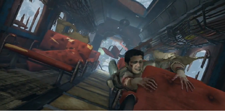 UNCHARTED 2's Train "Child's Play" Compared to 'Deception
